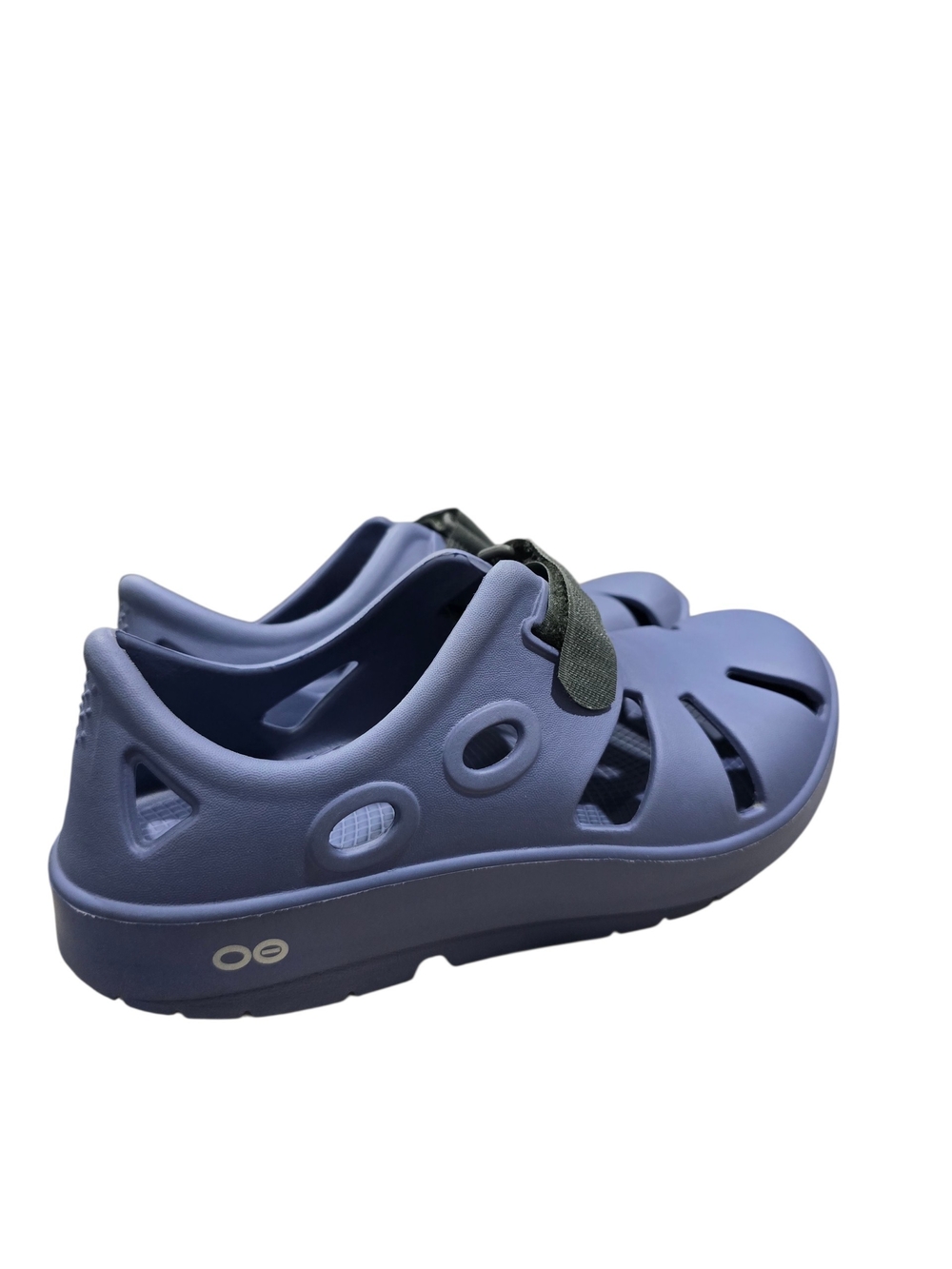 Oofos Oocandoo Unisex Recovery Sandals Water Drop Blue Size Men 5 /Women 7